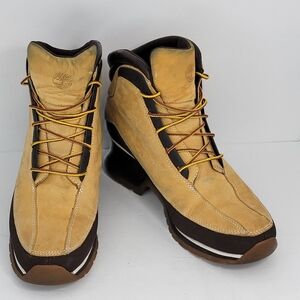 Timberland Wheat Brown Leather‎ Wedge SIZE 9M  #1629
